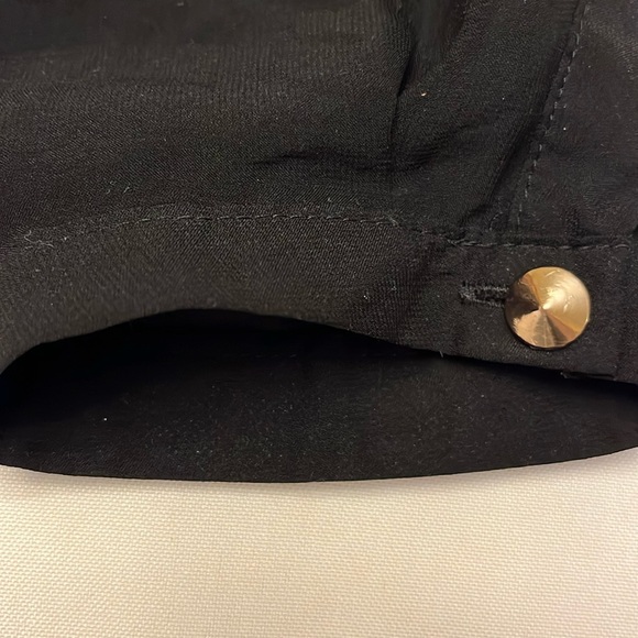 Black sheer blouse gold buttons by Mossimo - Picture 4 of 9